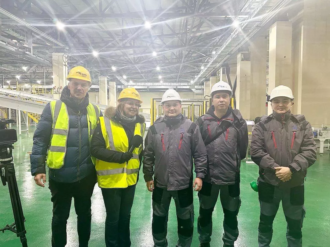 Италияның “TG1 RAI” мемлекеттік телеарнасының ұжымы КРІ кешеніне қонаққа келді