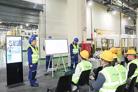 Делегация Узбекнефтегаза изучила передовые цифровые решения и роботизированный склад на заводе KPI